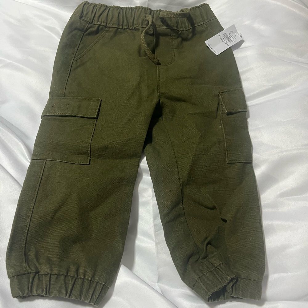 Old Navy Green Casual Cargo Joggers 18-24 months